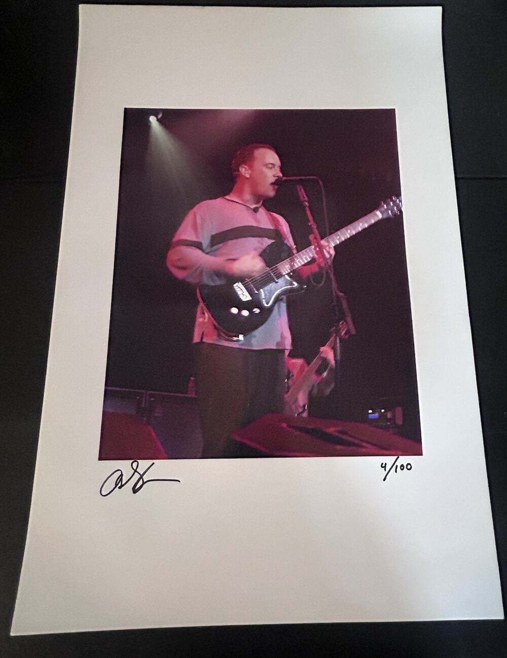 Dave Matthews Band Signed Limited Edition Concert Photo Print 4/100 DMB #3